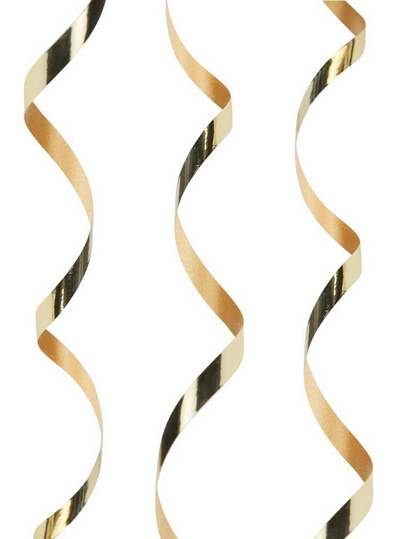 Лента упаковочная золотистая 5мм х 250м