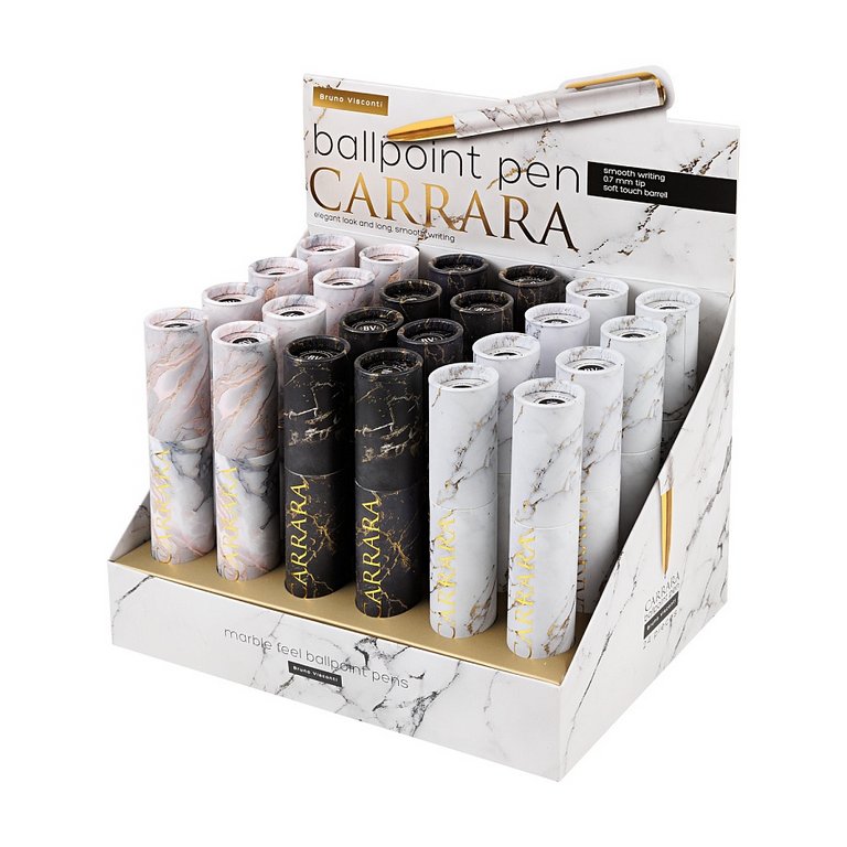 Ручка шариковая Bruno Visconti в тубусе "DreamWrite "Carrara"
