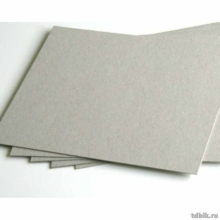Картон переплетный 78*100см, толщ. 1,25мм (1 лист - 739 гр.)