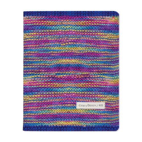 Тетрадь 48 лист кл. А5 на скрепке "МОДНЫЙ СВИТЕР" 5 ВИДОВ