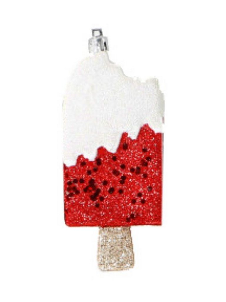 Украшение елочное из пластика "Эскимо" 13,2x2,3x6см