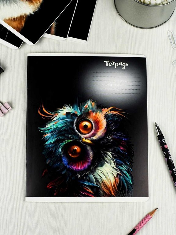 Тетрадь 18 лист лин. А5+ "Забавные животные" ассорти