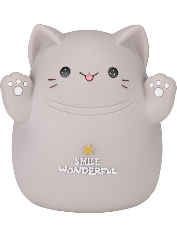 Копилка "Влюбленный котик" 15*14*13 см (пластик)