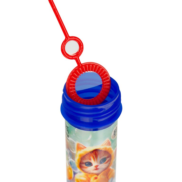 Пузыри мыльные  60мл. ТРИ СОВЫ "Котик" ассорти