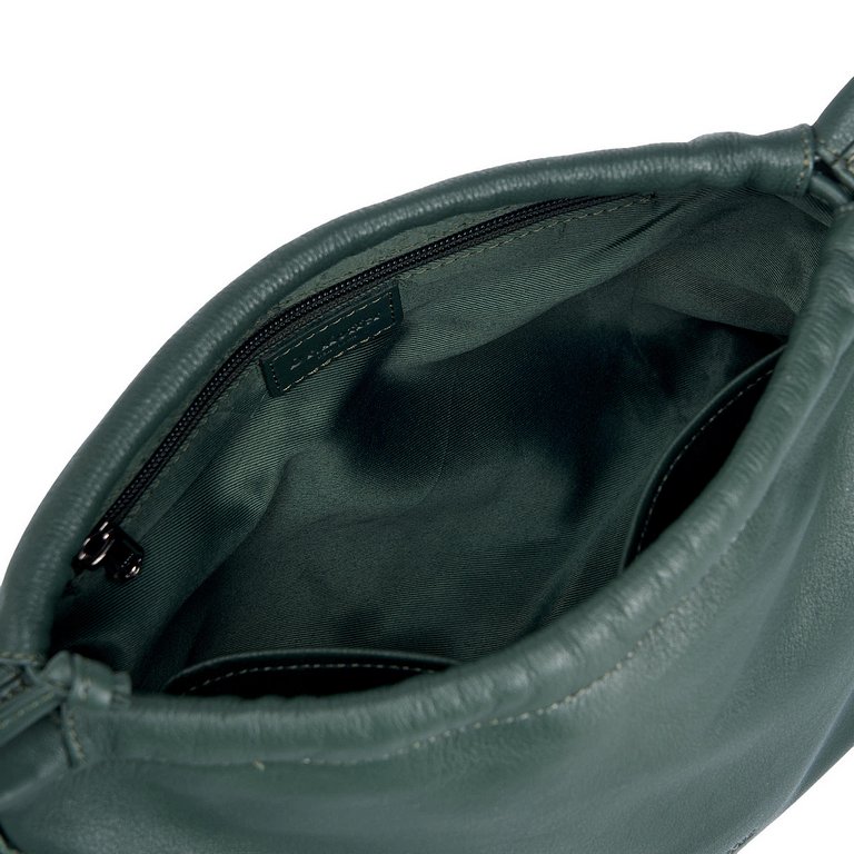 Сумка женская Dr.Koffer 28х20х12см см, нат.кожа зеленая