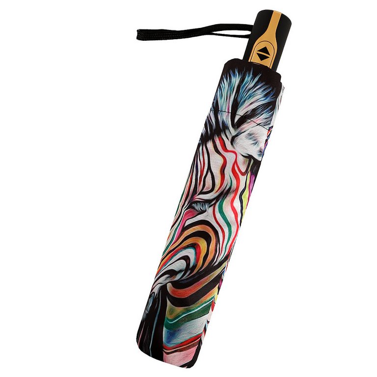 Зонт женский суперавтомат Fabretti, облегченный, 3 сложения, эпонж