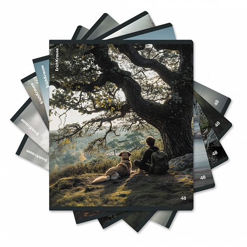 Тетрадь 48 лист кл. А5 на скрепке "Friends" 5 ВИДОВ