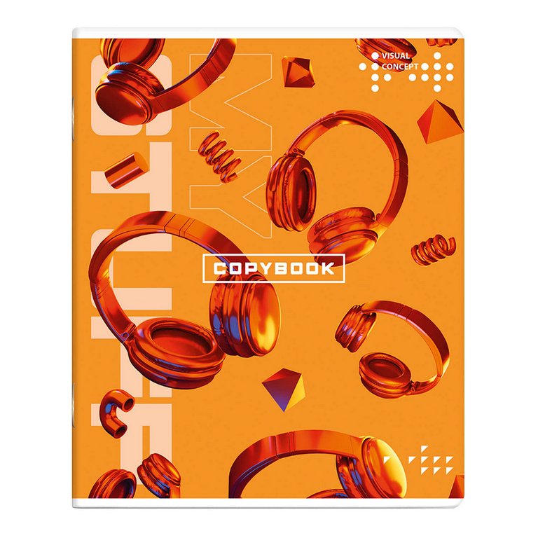 Тетрадь 96 лист кл. А5+ на скрепке "ЯРКИЕ ДЕТАЛИ" 5 ВИДОВ