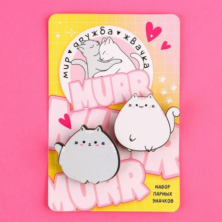 Значок дерево "Мир Дружба Жвачка" 2шт/уп