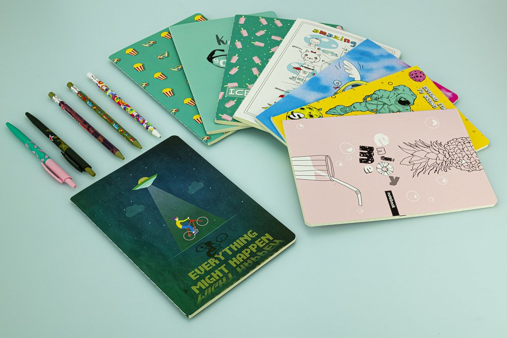 Тетрадь 40 лист кл. А5 на сшивке "KEEP YOUR EYES WIDE OPEN"