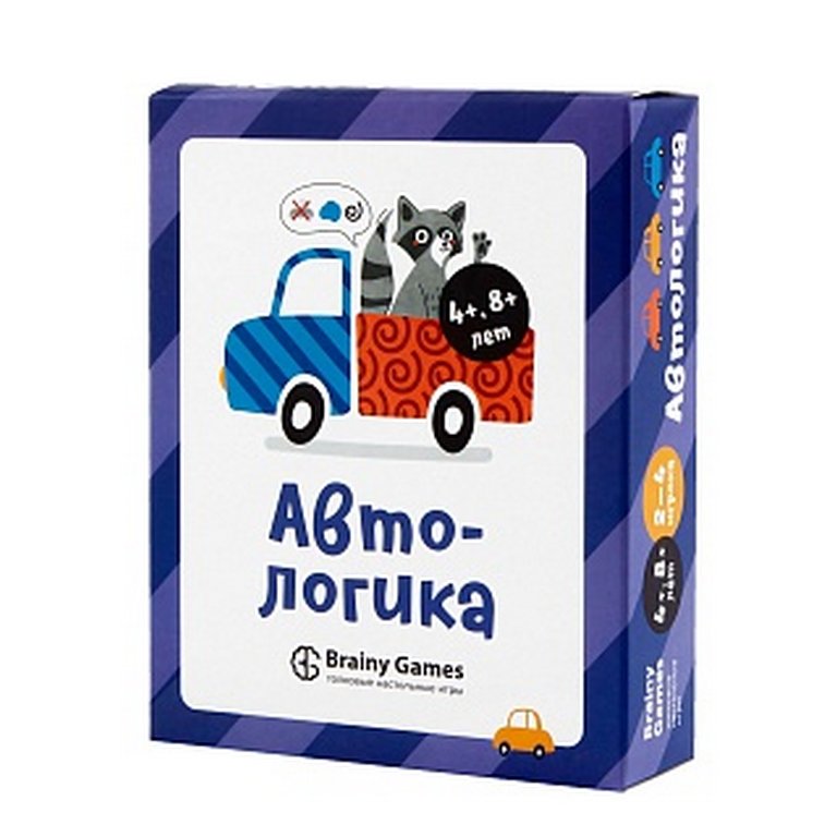 Игра развивающая Логика "Автологика" 4+, 2-4 игрока, BRAINY GAMES