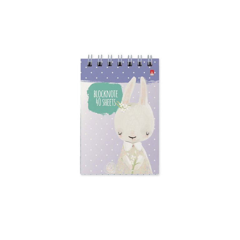 Блокнот А7  40л.,  68*101 мм, на гребне Альт "KIDS" 4 вида