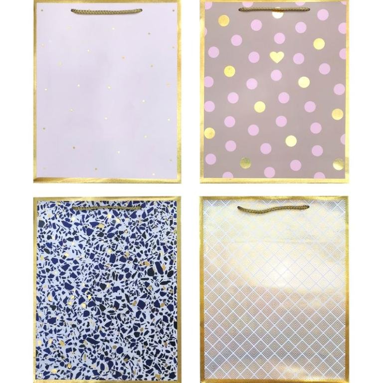 Пакет бумажный 18*23см ламинированный "Elegant border"