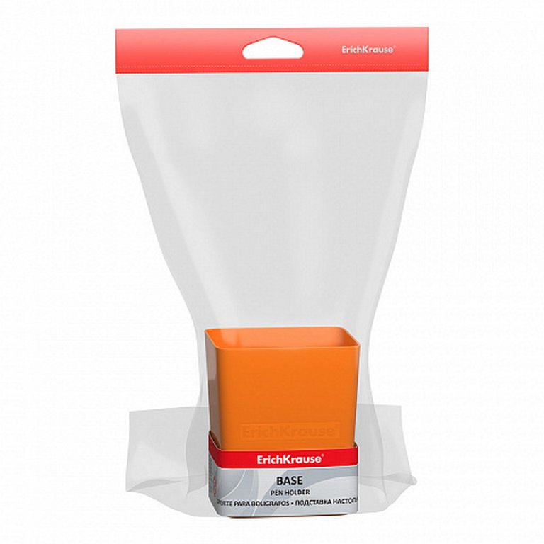 Подставка для ручек Erich Krause "Base" Neon, оранжевый