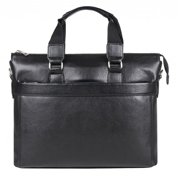 Сумка мужская "Alliance" 37*29*7см, кож. зам., черная