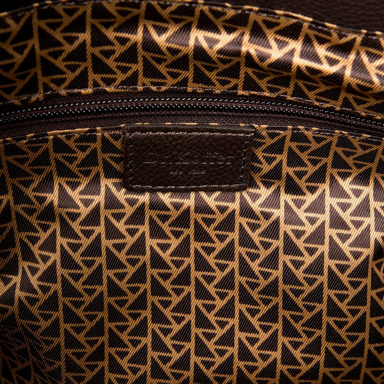 Сумка для документов Dr.Koffer 29*37*5см, нат. кожа, коричневая