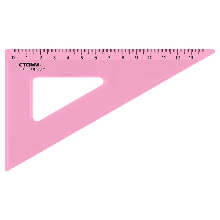 Треугольник пласт. 30 град. 130мм Стамм Neon Crystal