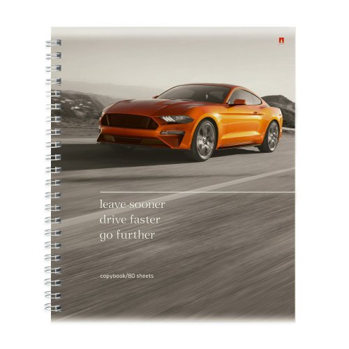 Тетрадь 80 лист кл. А5 на гребне "МАШИНЫ NEW"