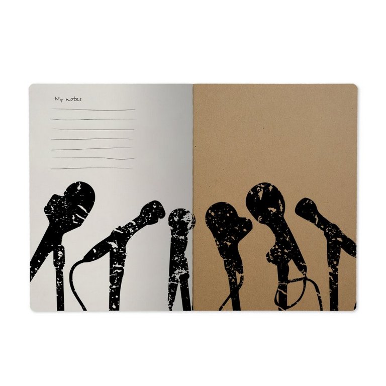 Тетрадь 60 лист кл. А5+ на сшивке "LOUDER THAN MOM"