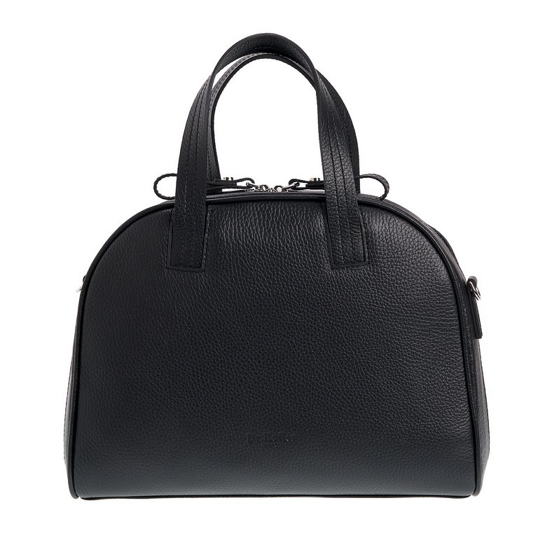 Сумка женская Dr.Koffer 31х25х11см см, нат.кожа черная