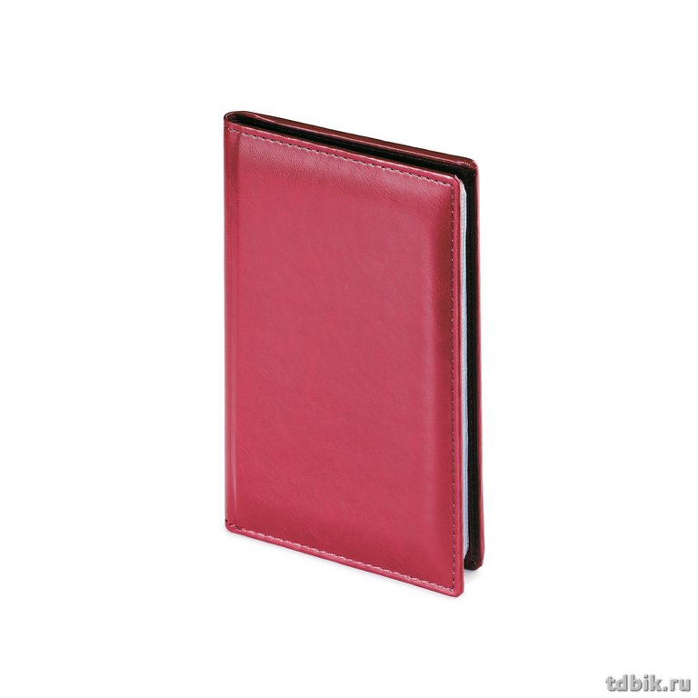 Визитница на 72 визитки Bruno Visconti VELVET кожзам, цвет бордовый