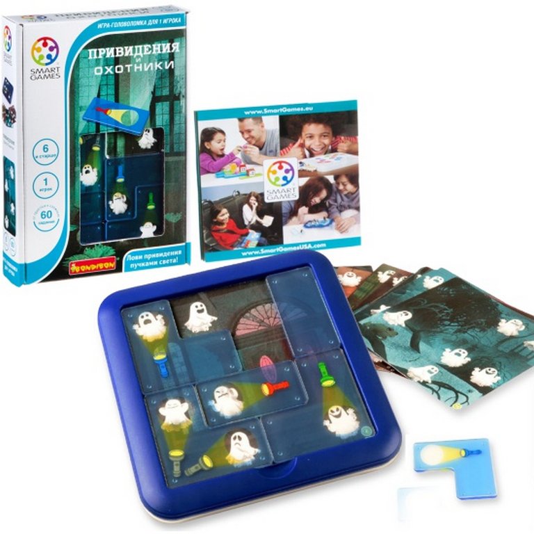 Игра логическая .5+ "Охотники и Привидения" Bondibon