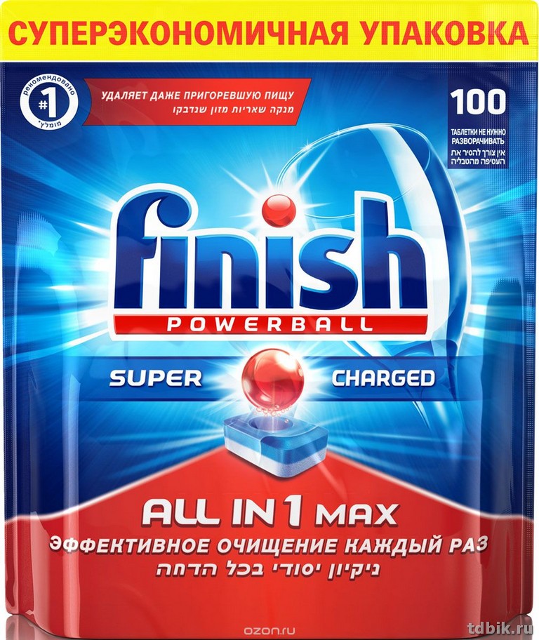 Средство для посудомоечных машин Finish, 100 таблеток