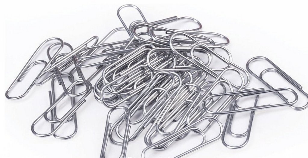 Скрепки 50 мм 50 шт/уп никелированные deVENTE