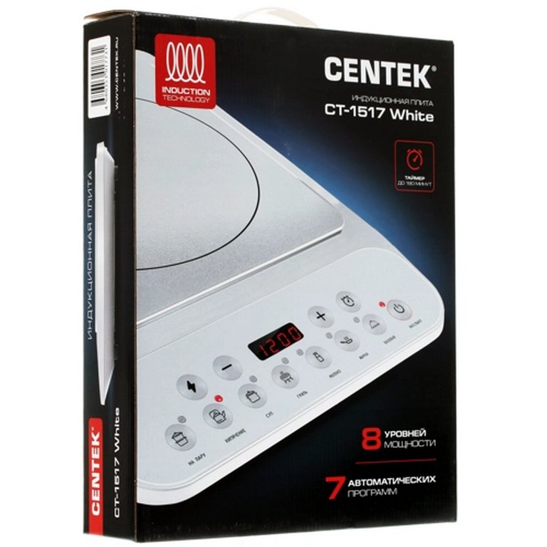 Плита 1 конфорка Centek, белый