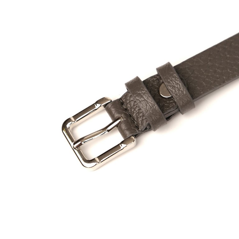 Ремень FABRETTI женский, натуральная кожа, размер 120, серый