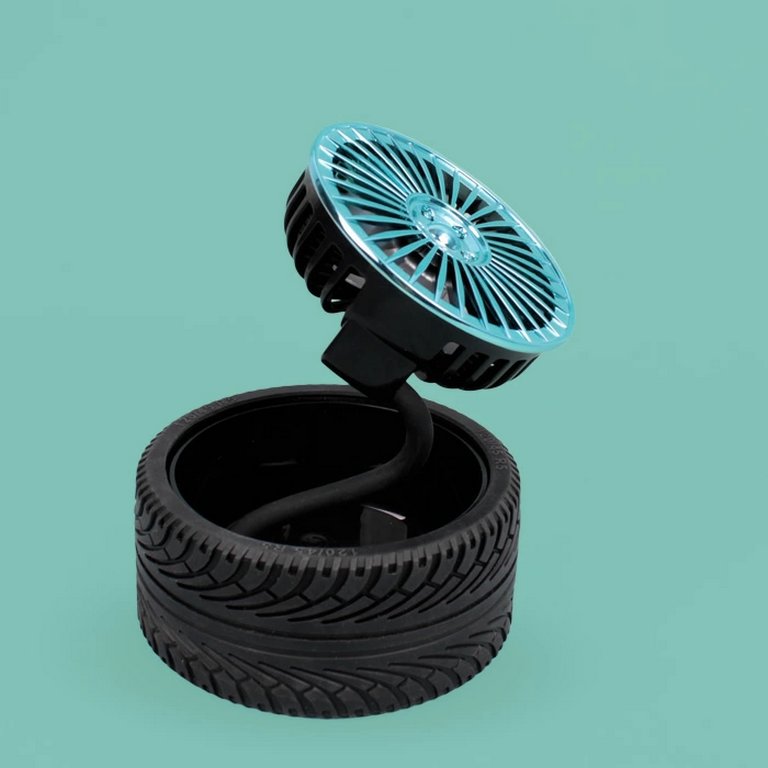 Вентилятор настольный USB "Колесо" 1.5 W, 9,5 см.