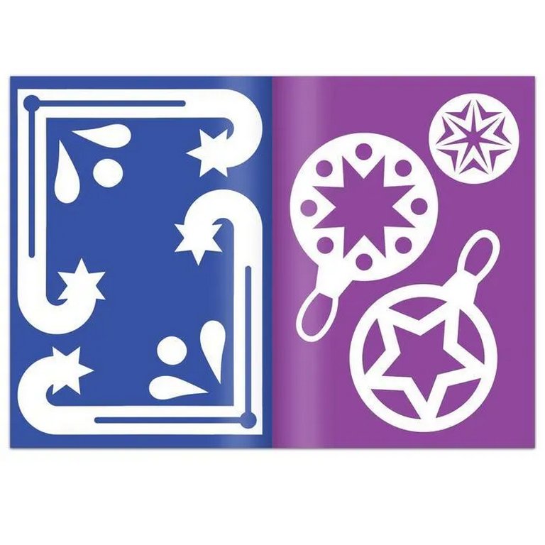 Аппликация  НГ из бумаги "Новогодние украшения" 24 стр.