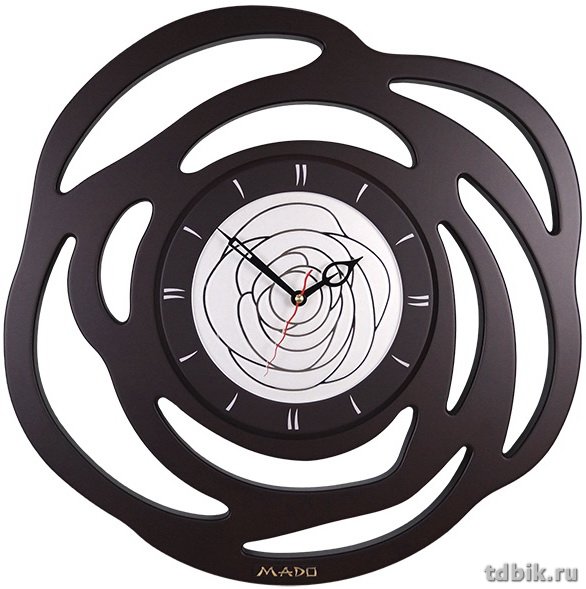 Часы настенные MADO MD-601 Цубаки (камелия) 54*2,5 см