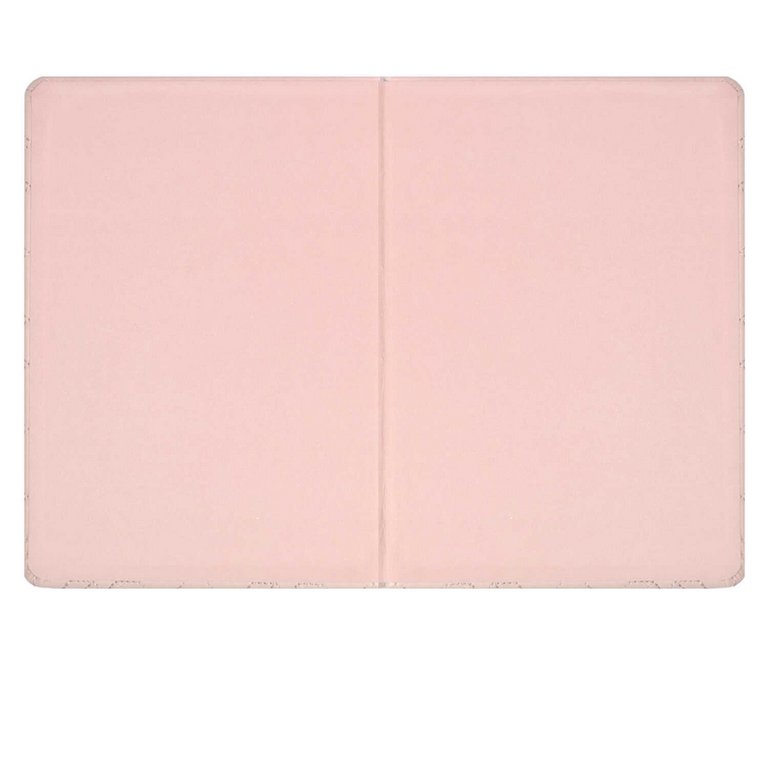 Ежедневник без дат А5 Escalada "ЛАЙКА РОЗОВЫЙ" кожзам, переплет тверд. с поролоном