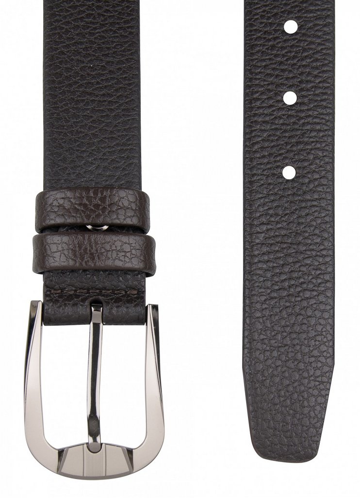 Ремень Alliance нат. кожа,  ширина 35мм, коричневый