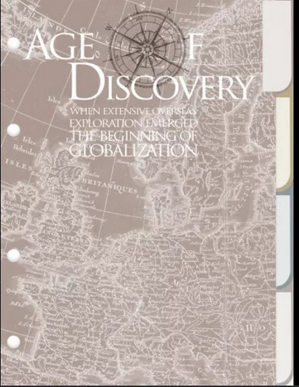 Разделители для тетради на кольцах А5 4л. "ЭПОХА ОТКРЫТИЙ"