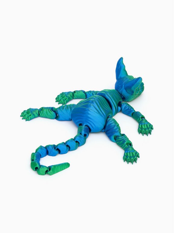 Игрушка Фигурка "Кот Сфинкс", подвижная, 3Д - печатная игрушка