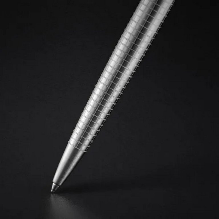 Ручка шариковая Parker Jotter SE 70th Anniversary Stainless Steel GT, синяя (нерж.сталь)