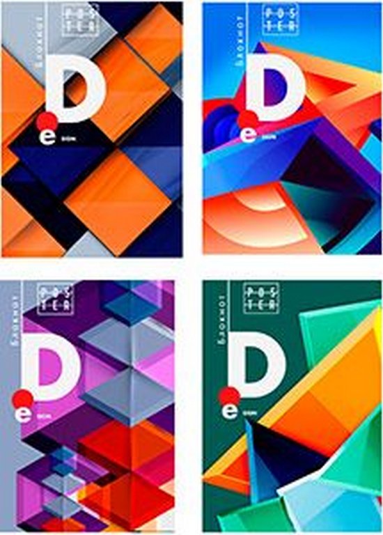 Блокнот А6  24л., 105*148 мм, на скрепке "ГЕОМЕТРИЧЕСКАЯ ЯРКОСТЬ"