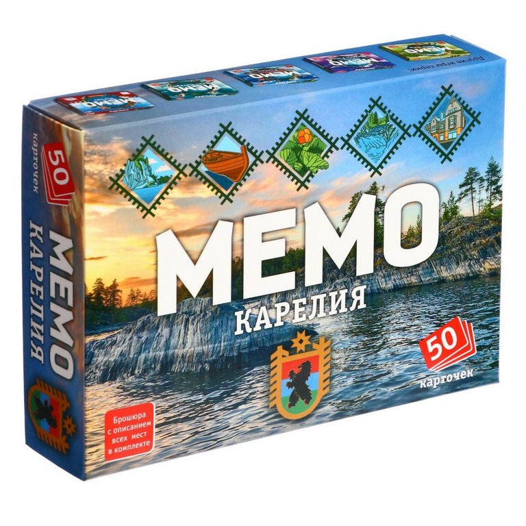 Игра настольная  Мемо "Карелия" (5+) Нескучные игры