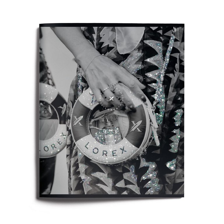 Тетрадь 48 лист кл. А5 на скрепке LOREX "FASHION STYLE" мел. карт. запеч. форз., soft touch, блёстки