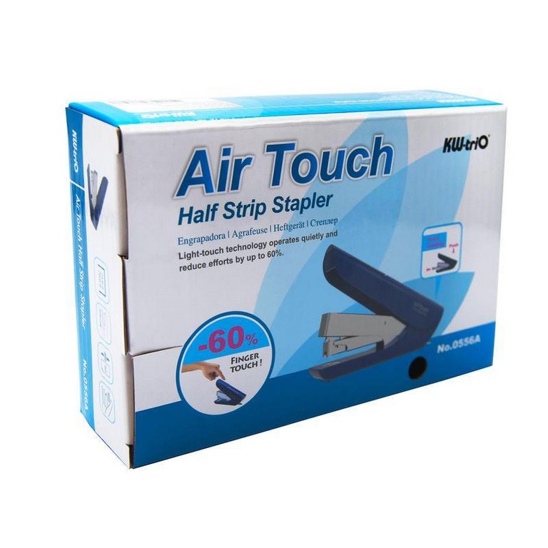 Степлер 24/6 до 40л KW-trio Half strip Air touch ( экономия усилий до 60 %) с антистеп. черный