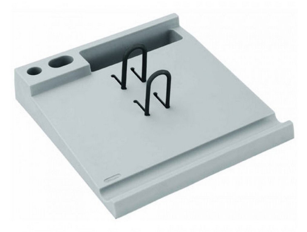 Подставка под календарь пластик, большая, цвет серый Стамм 220*204*40 мм