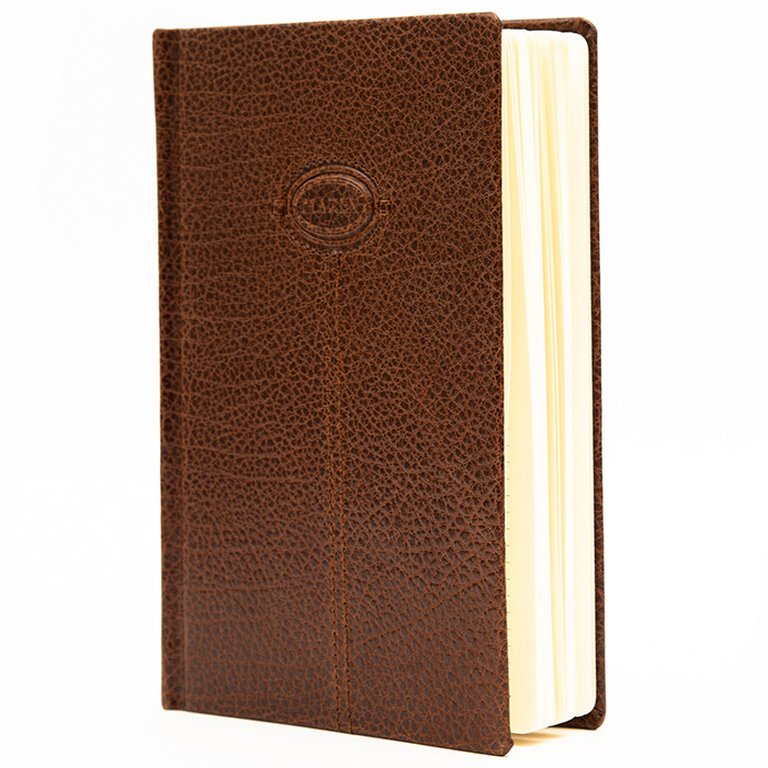 Ежедневник без дат 162*223 мм Макей из нат.кожи "Classic" коричневый