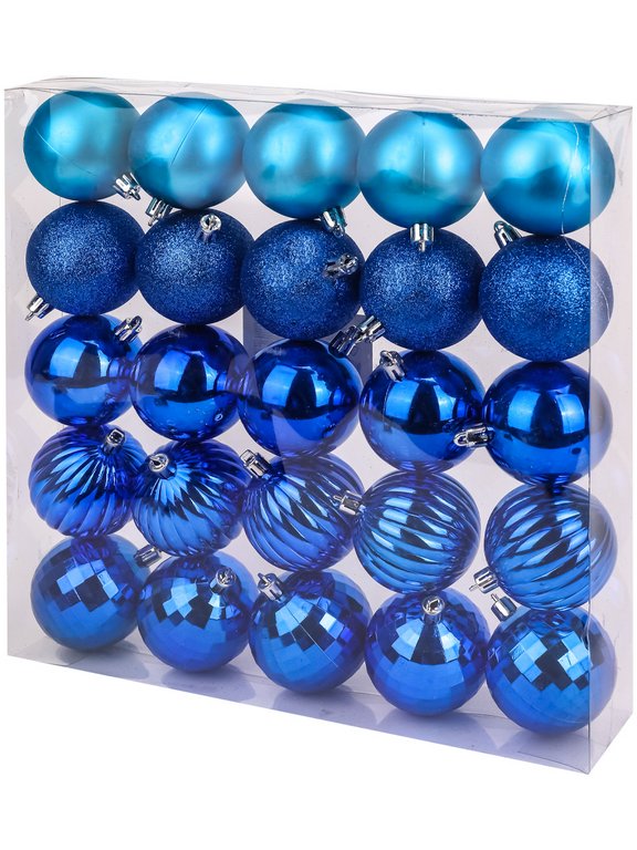 Набор шаров  цвет синий  60 мм 25 шт "Мечта"