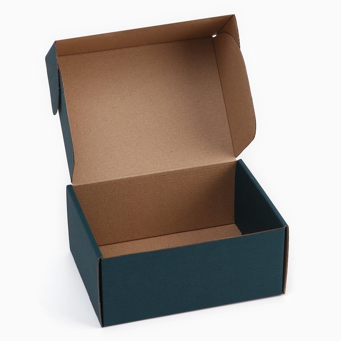 Коробка для подарков 22*16.5*9.5 см изумрудная