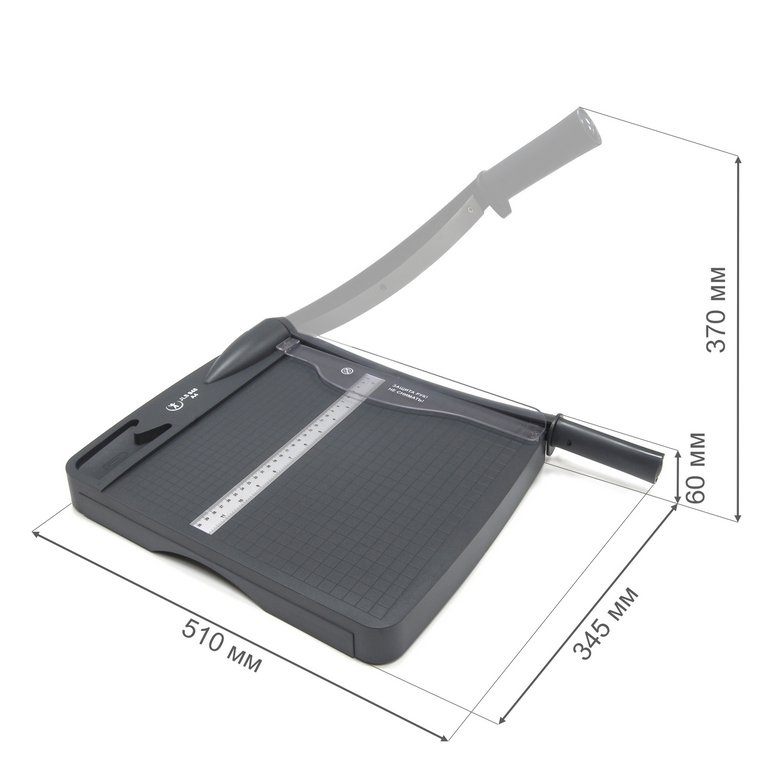 Резак для бумаги сабельный А4 до 12 л с органайзером JLS 948