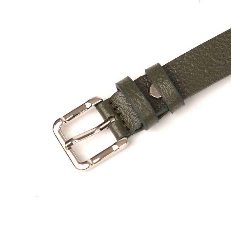 Ремень FABRETTI женский, натуральная кожа, размер 125, хаки