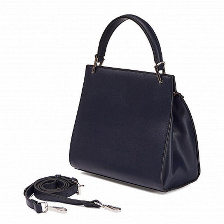 Сумка женская Jane's Story 23х19х12см, экокожа, синяя