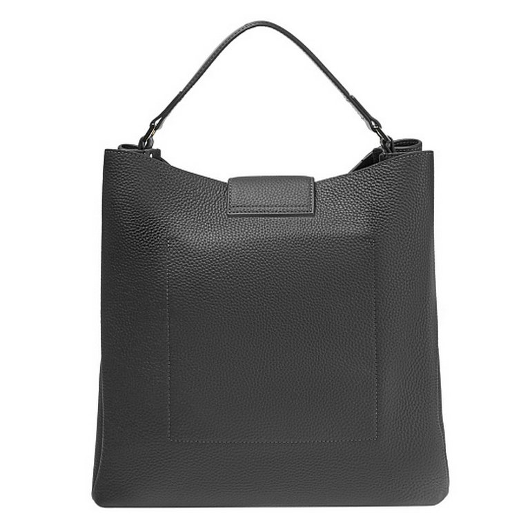 Сумка женская Dr.Koffer нат. кожа, черная